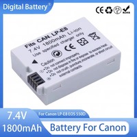 LP-E8 Lithium Battery 1800mAh Rechargeable Battery For Canon EOS Rebel T3i T2i T4i T5i 600D 550D 650D 700D Kiss X5 X6 X7 Camera