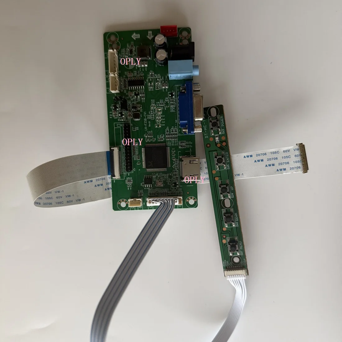 Audio HDMI-Compatible VGA EDP controller board kit for LQ133M1JW01 LQ133M1JW02 LQ133M1JW03 1920×1080 13.3