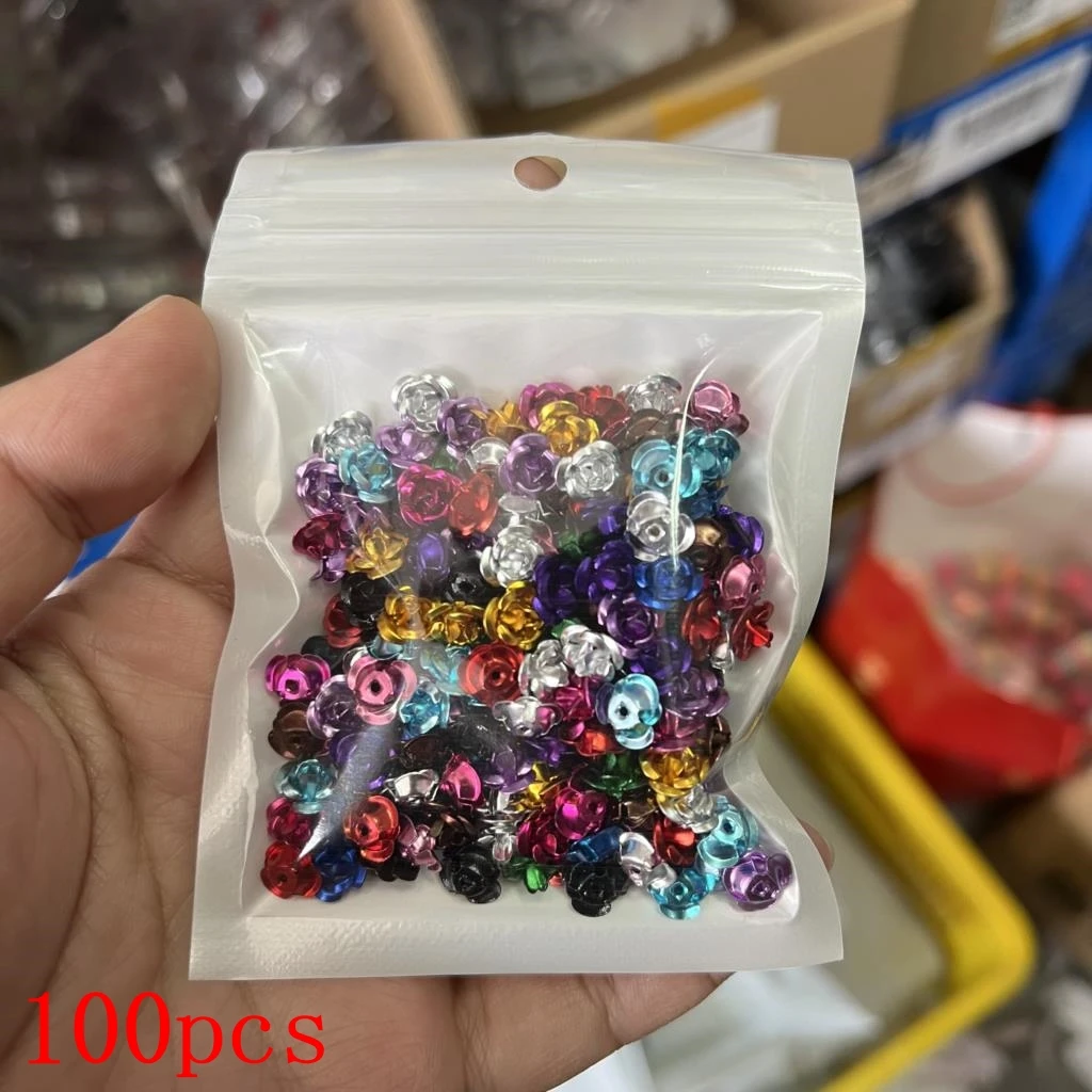 100/50pcs Kawaii Resin Nail Art Charm Rose/Bow/Butterfly/Hollow Love Pearl Rhinestone Jewelry DIY Manicure Professional Supplies