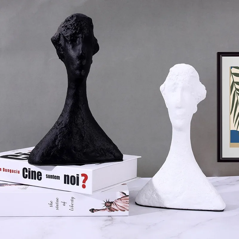 

1Pcs Abstract Female Character Sculpture Resin Character Decoration Imitation Gypsum Statue Interior Decoration Home Decoration