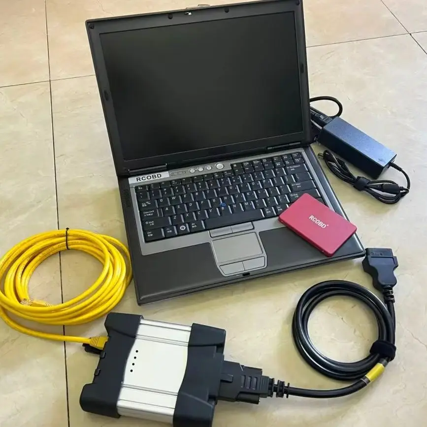 

Icom Next для BMW Cars Mutiplexer OBD2 Кабель Автоматический диагностический инструмент V05.2025 Программное обеспечение Expert Mode Ноутбук D630 Компьютер 4G 1 ТБ SSD