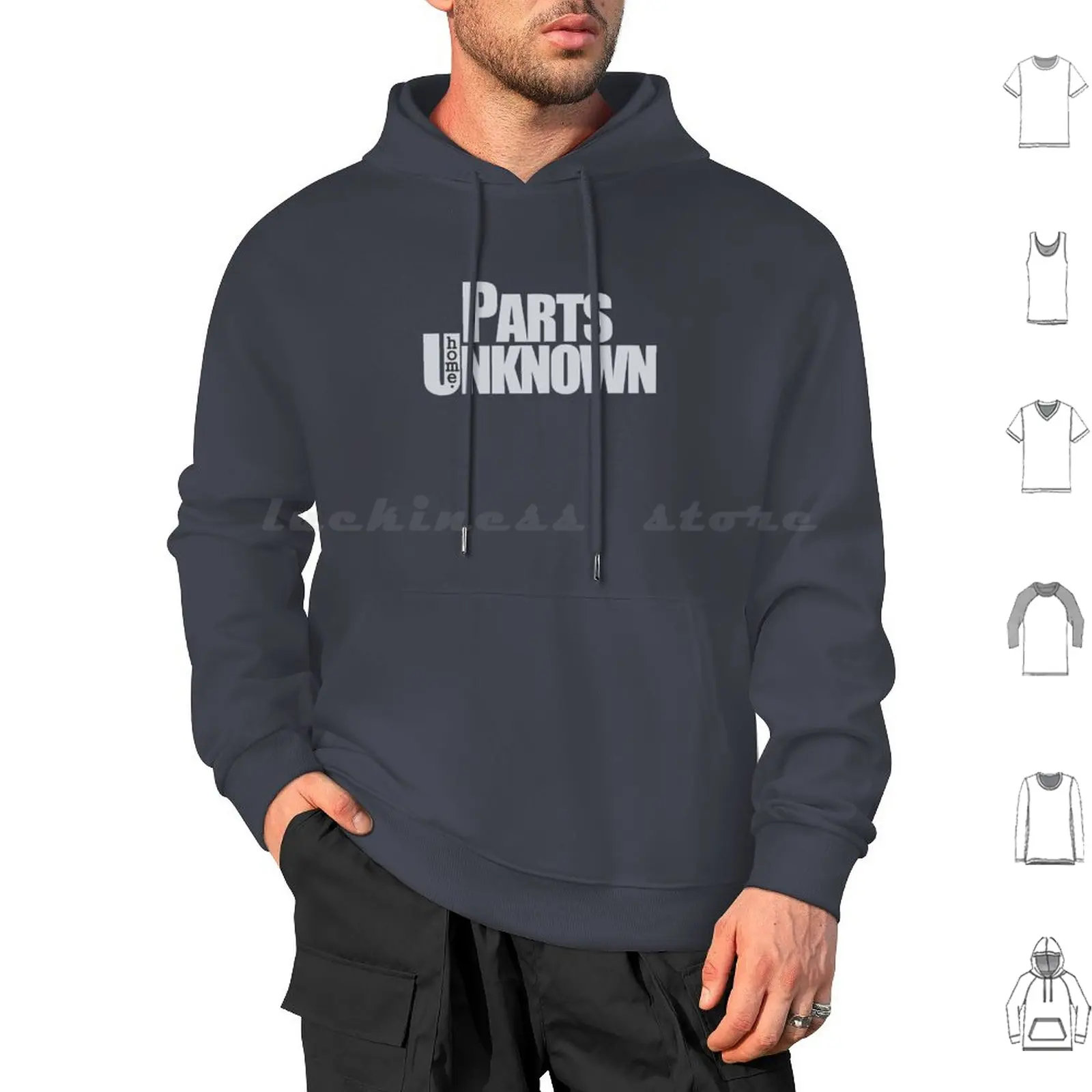 Parts Unknown Wrestling Hoodies Long Sleeve Wwf Ecw