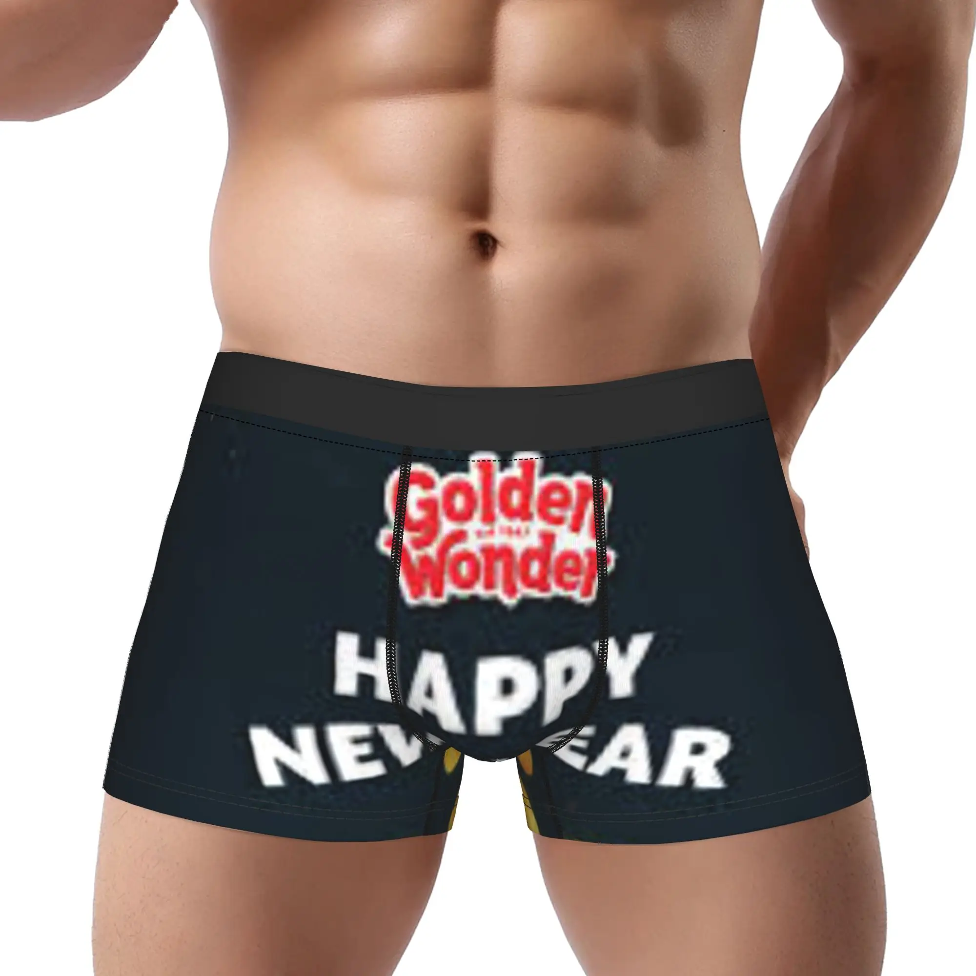Delicious (2) Golden Wonder Underpants Breathbale Panties Men's Underwear Comfortable Shorts Boxer Briefs