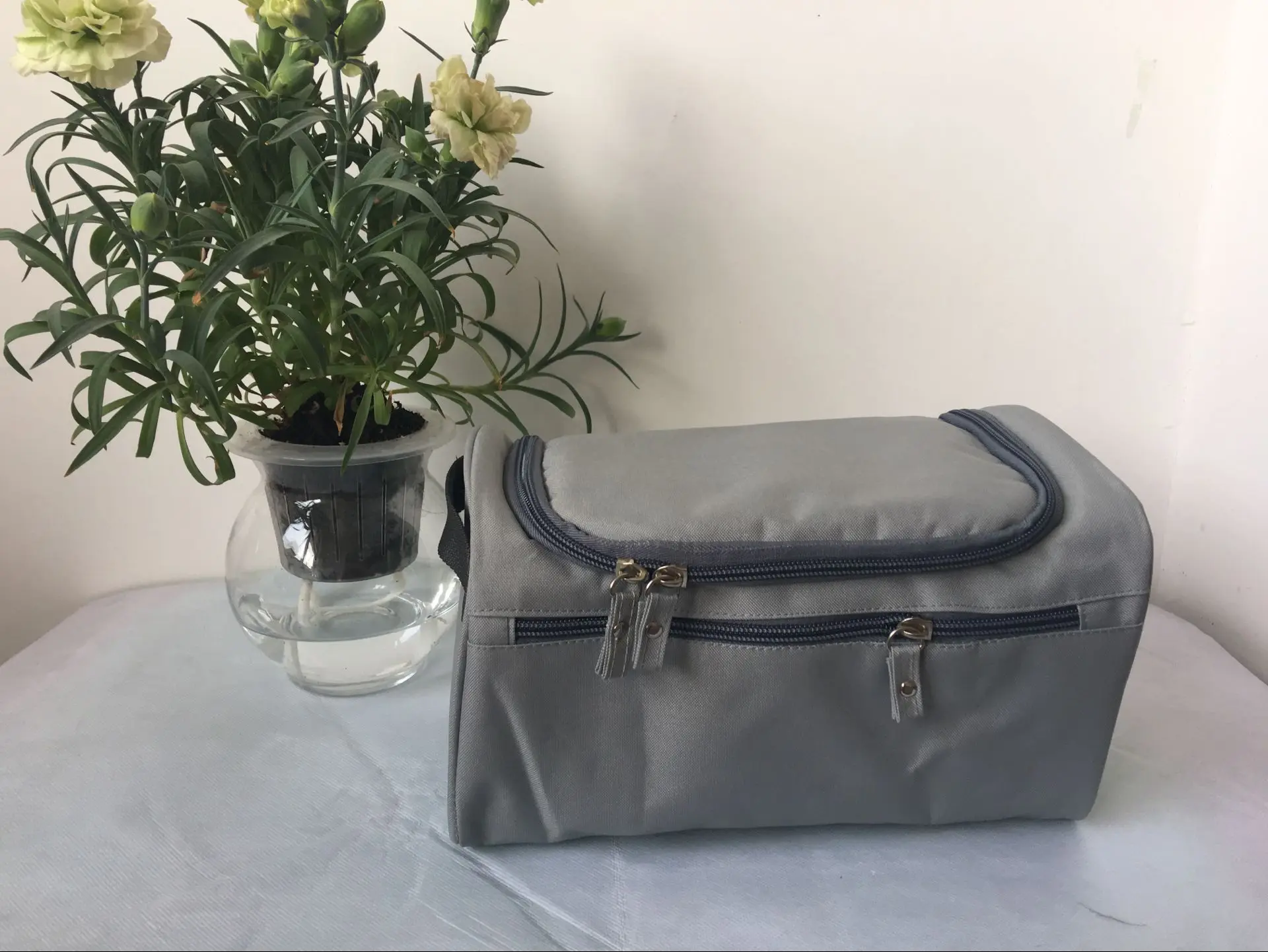Zipper Polyester Männer Business Tragbare Lagerung Tasche Toilettenartikel Organizer Frauen Reise Kosmetik Tasche Hängen Wasserdichte Waschen Beutel – Detail 14