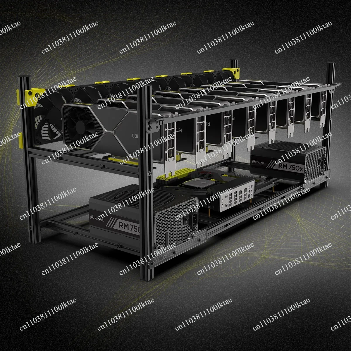 Gpu Mining Rig Frame 8 Gpu - Корпус для майнинга из алюминиевого сплава