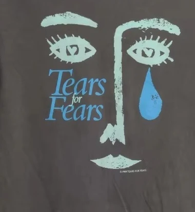 Tears For Fears Tee Ultra Faded Post Punk New Wave Band Shirt Songs From the Big Chair Elemental Sowing Seeds of Love Album