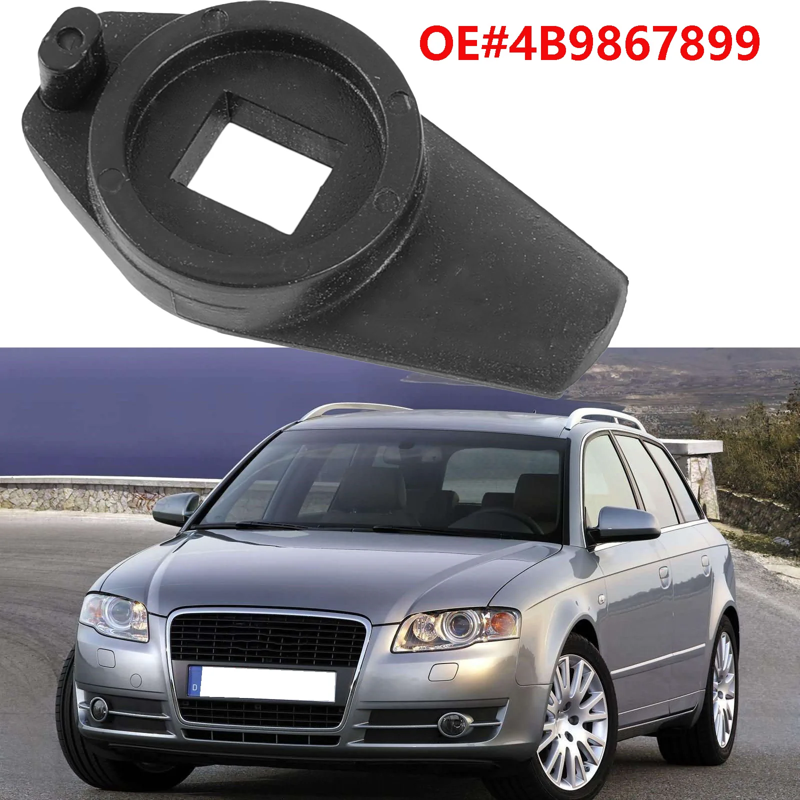 

1X For AUDI A4 A6 Avant B6 C5 Warning Triangle Compartment Case Lock Rear Trunk Safety Lock Auto Luggage Retainer Clip 4B9867899