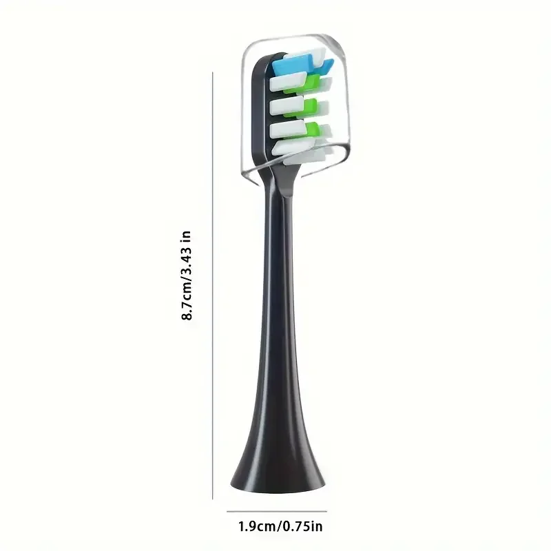 4-10pcs Replacement Brush Heads for SOOCAS X3 X5 V1 X3U Soft Bristle Electric Toothbrush Dupont Bristle Sealed Packed image 2
