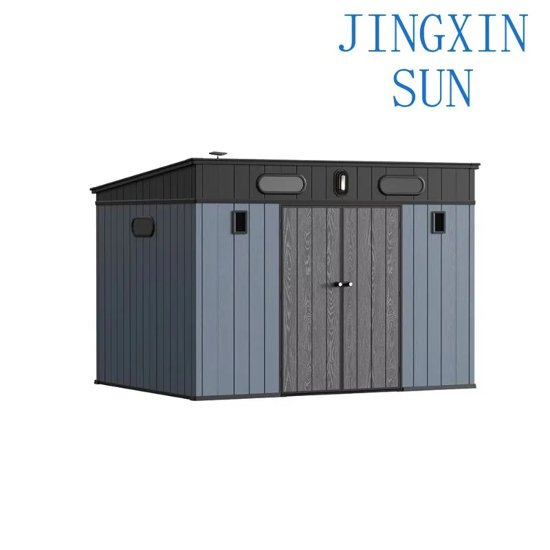 Plastic Garden 10x10 Shed Outdoor Storage Garden Tool House Backyard Waterproof Locker Box Deposit