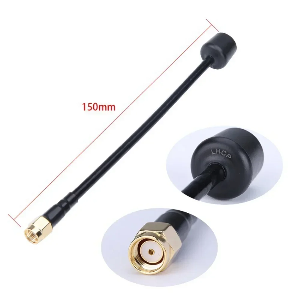 IFlight Albatross 5.8GHz 3Dbi 5000-6000MHz 150mm RHCP / LHCP RP-SMA / SMA FPV Antenna for RC FPV Drone part