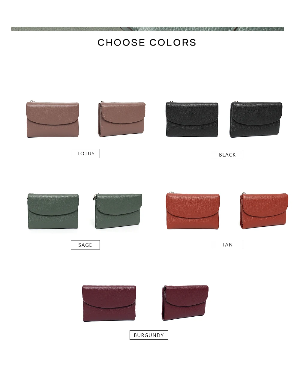Minimalistische kurze Geldbörse für Damen, klassisches Echtleder, Magnetklappe, dreifach faltbar, Münzgeldbörse, Kartenhalter mit mehreren Steckplätzen, tragbar, für den täglichen Gebrauch – Detail 10