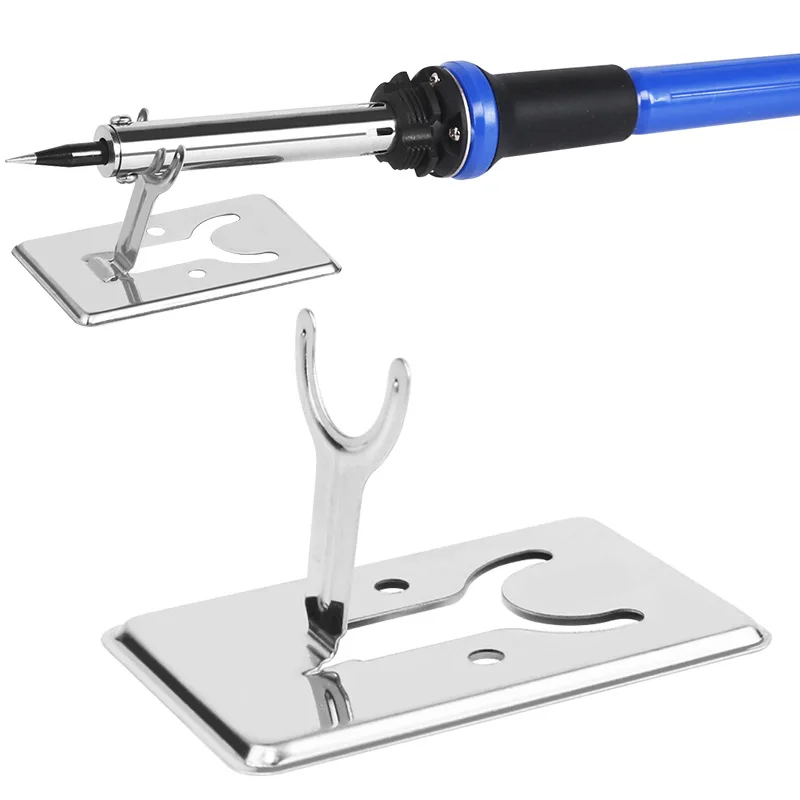 Electric Soldering Iron Stand Holder Metal Support Station Solder Frame Small Simple Y-Type Rack Bracket Welding Accessories