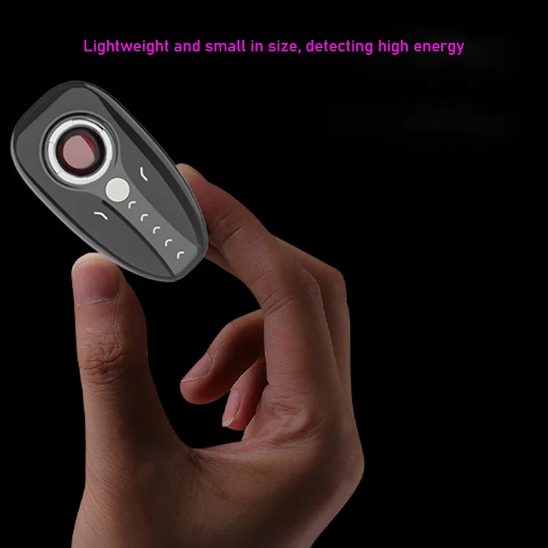 AK370 Remote Scanning Micro Pinhole Hidden Lens Detection Hotel Anti Peeping Camera DetectorSmart Chip Supports USB Charging