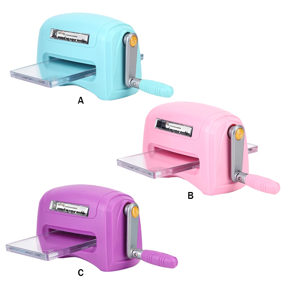 

Craft Embossing Machine Portable DIY Handcraft Die-Cut Machine Practical Craft Tool with Plastic Backing Plate Home DIY Gadgets