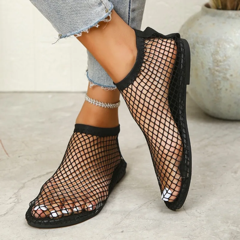 

Hot Women's Shoes New Luxury Diamond Round Head Ladies Shoes On Offer Women's Sandals