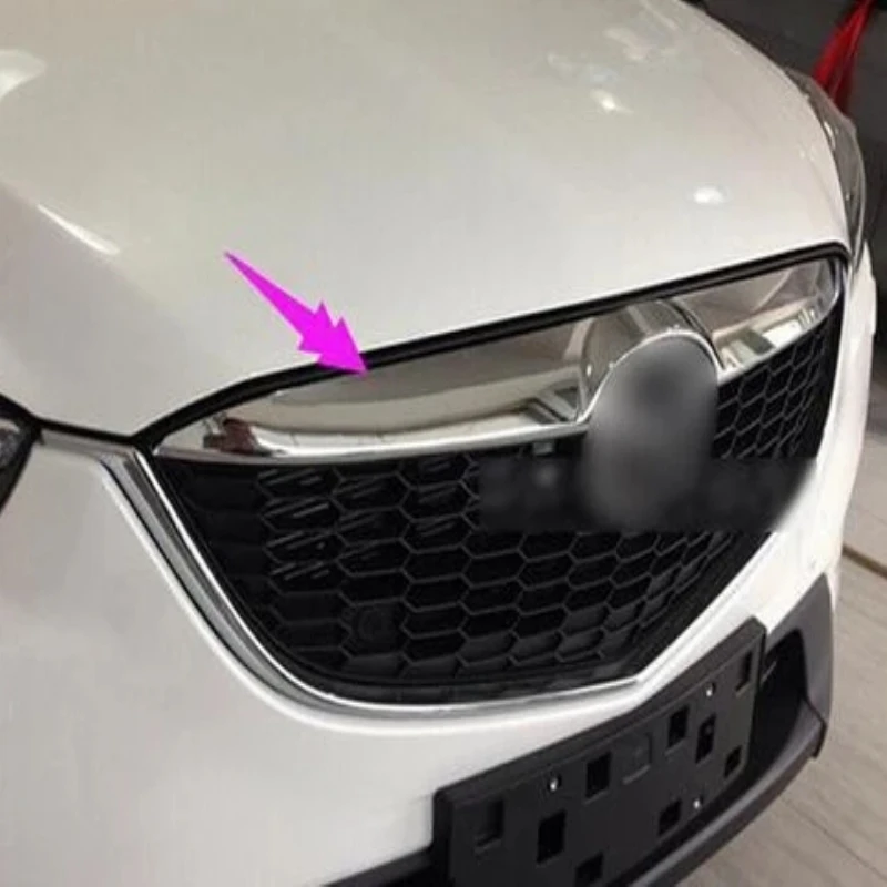 FIT FOR MAZDA CX-5 CX5 2012-2014 ABS Front Grille Grill Hood Engine Cover Rear Trunk Lid Cover Trim Tailgate Door Cover