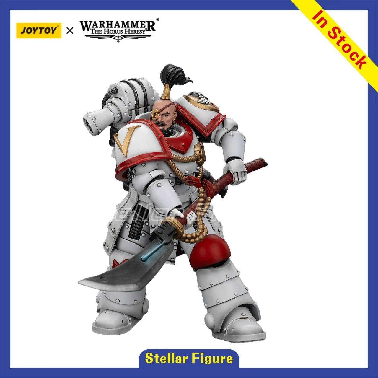 

【Предпродажа】JOYTOY Warhammer 40K 1/18 Фигурки Белые шрамы Legion Praetor Модель игрушки Подарки Коллекция украшений