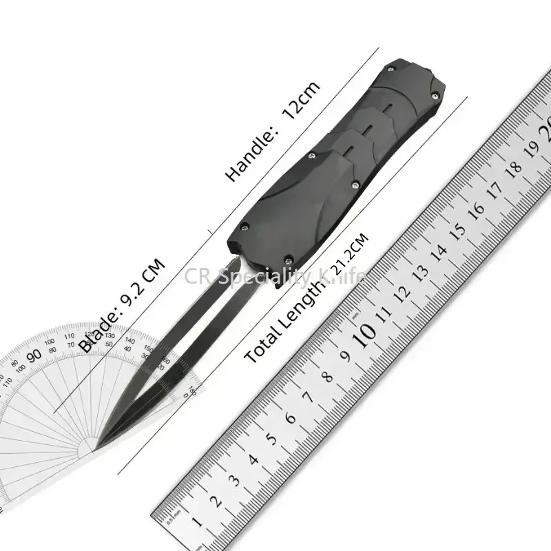 High Hardness MICR Folding Knife 440C Blade Zinc Alloy Handles Utility Pocket Knife Outdoor Hunting Tactical Knife EDC Multitool