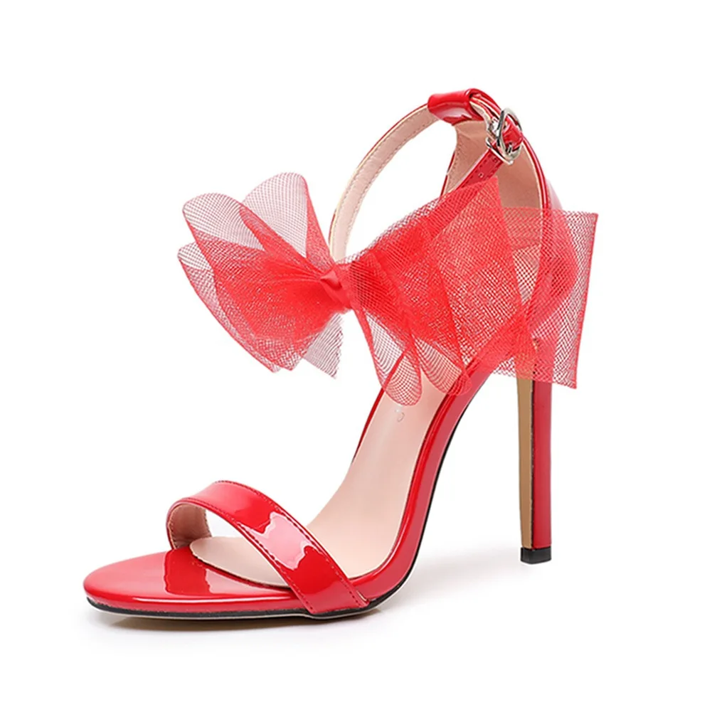 

Женская обувь больших размеров 11 см, летние модные женские сандалии на высоком каблуке и платформе с открытым носком и пряжкой на ремешке, женская обувь 35–46