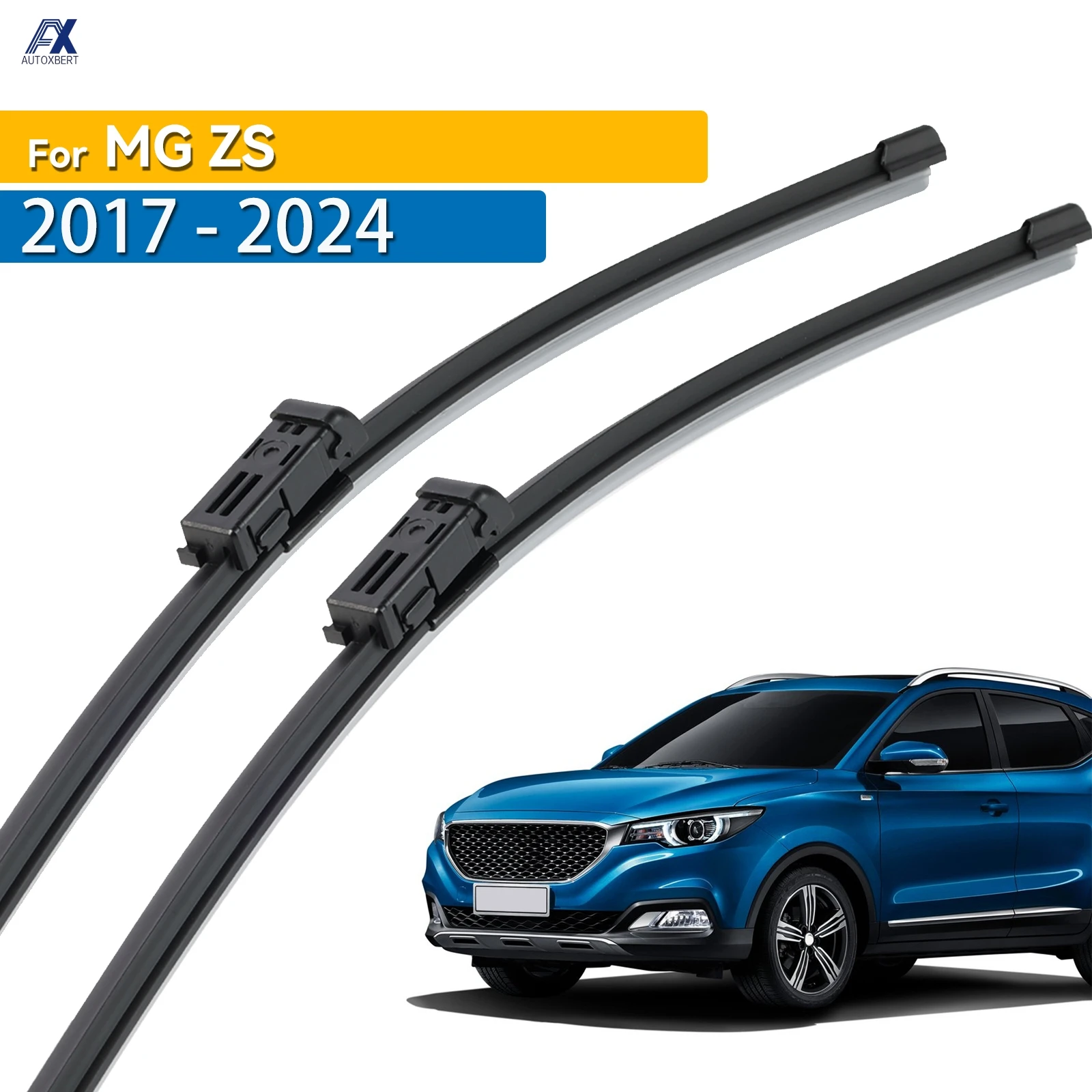

Car Windshield Windscreen Wiper Blades 24"14" Auto Rain Brushes Cutter Window For MG ZS EV 2017 - 2024 Front Window Part