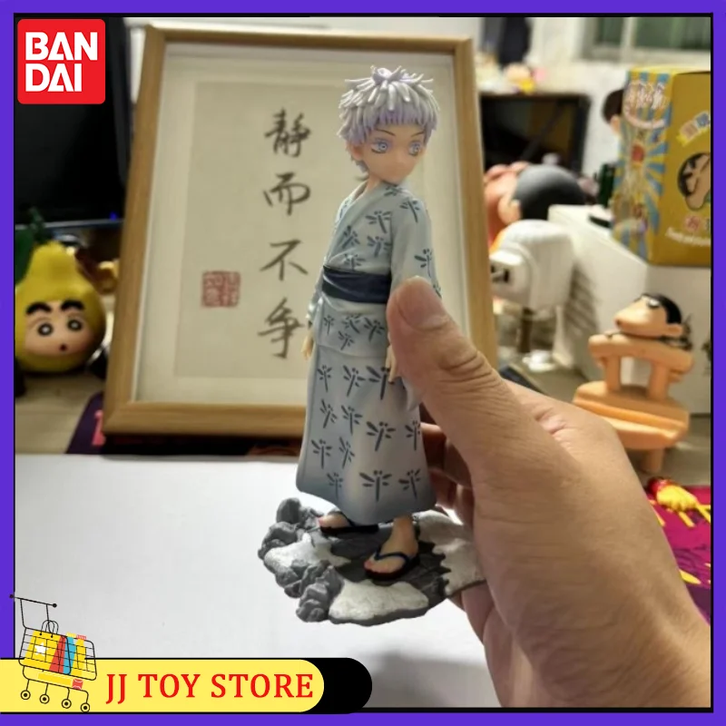 Anime Figure Satoru Gojo Action Figurine Childhood Kimono Q Version Model Collectible Souvenir Statue Ornament Toys Boy Gifts