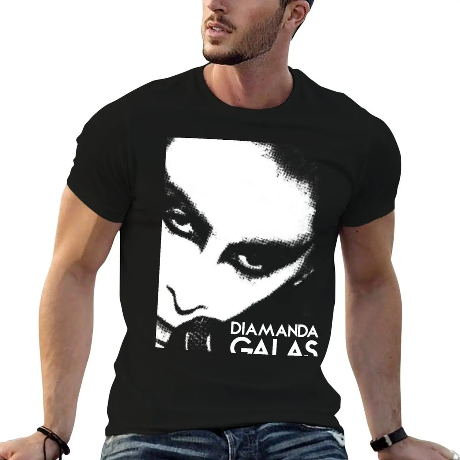 shirt t t man Diva for man cotton t shirt cotton vintage D.Galas graphic shirts man T-Shirt