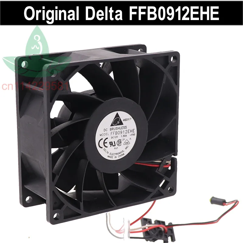 Cooling Server Fan For Delta 9038 FFB0912EHE DC 12V 1.5A Violent Pressurized Double Ball