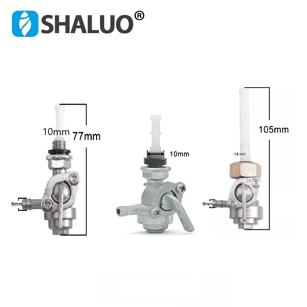 Evrensel 168F 188F 190F 2kw 5kw Benzinli Jeneratör yakıt deposu vana anahtarı Gaz Yakıt Tankı anahtarı Motosiklet çekvalf yakıt anahtarı