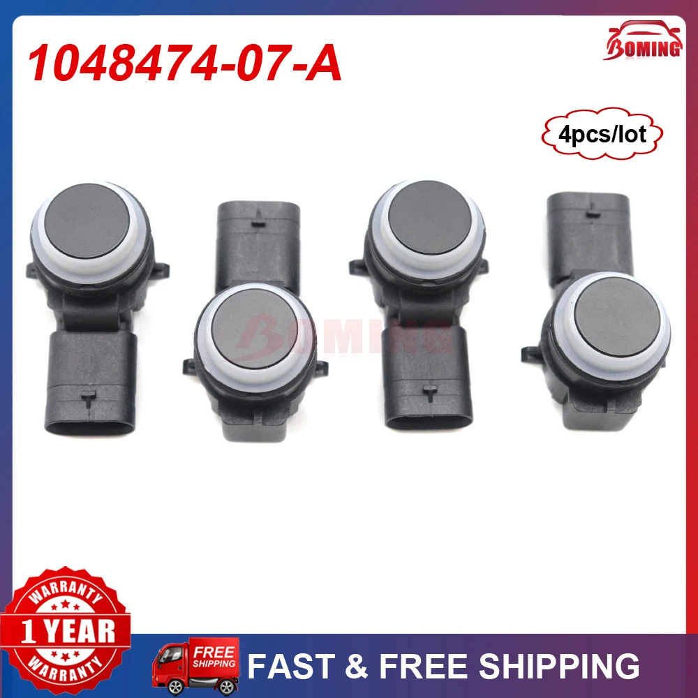 

4Pcs/lot Car PDC Parking Bumper Reversing Radar Sensor 1048474-07-A For Tesla Model S Model X 2014-2016 104847407A 1048474 07 A