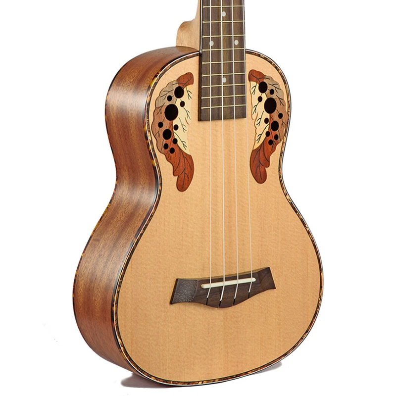 Ukulele Picea Asperata Englemann Spruce 23 26 Inch Mini Hawaiian Guitar Acoustic Electric Concert Tenor 4 Strings Ukelele