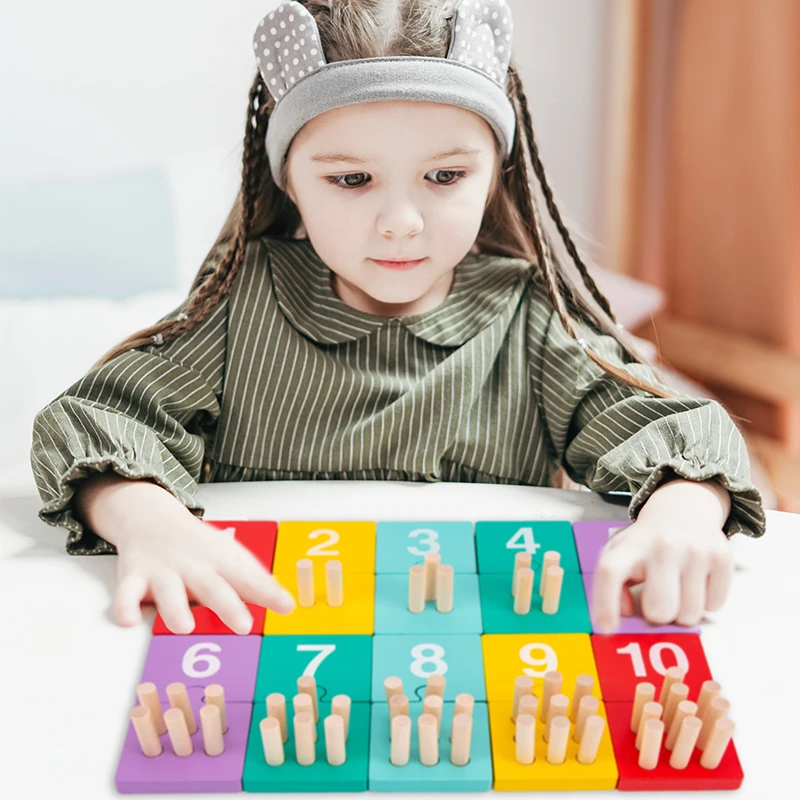 

Number Color Matching Cognitive Wooden Toys Baby Digital Cognitive Pairing Montessori Early Education Mathematics Enlightenment