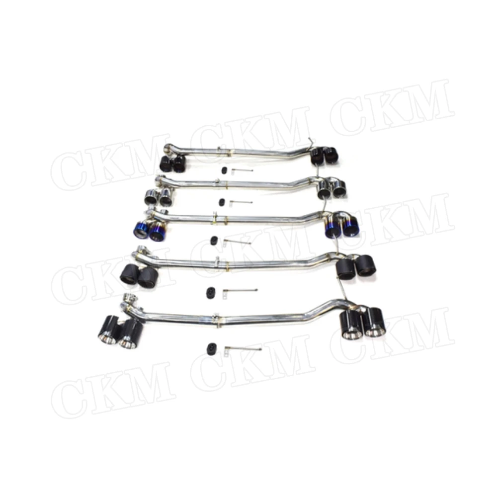 For BMW 5 Series F10 F18 Changed To M5 Bumper Four Out Exhaust Tail Throat And for BMW 520 523 525 528 530 M Style