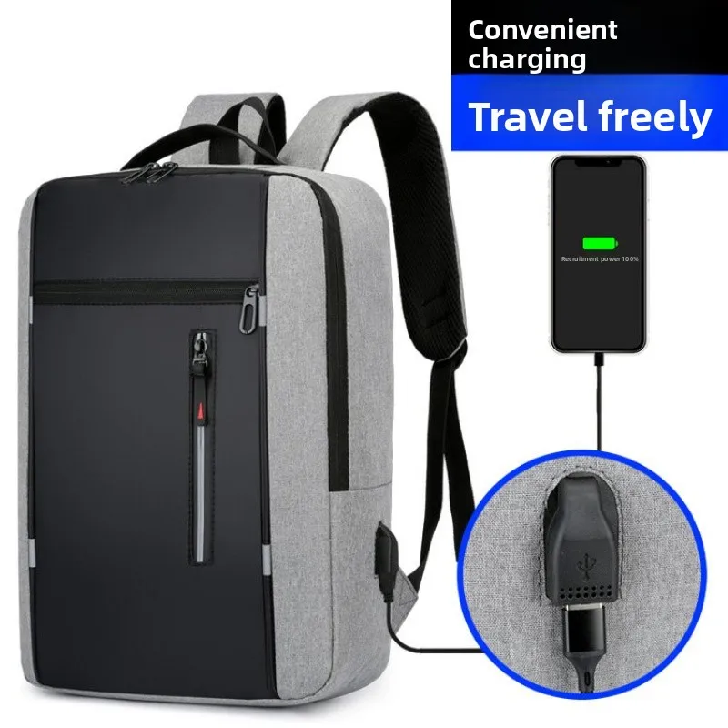

15.6" Laptop Computer Backpack For Men Large Capacity Waterproof Oudoor Hiking Bagpack Multiple Pockets College Student Bag