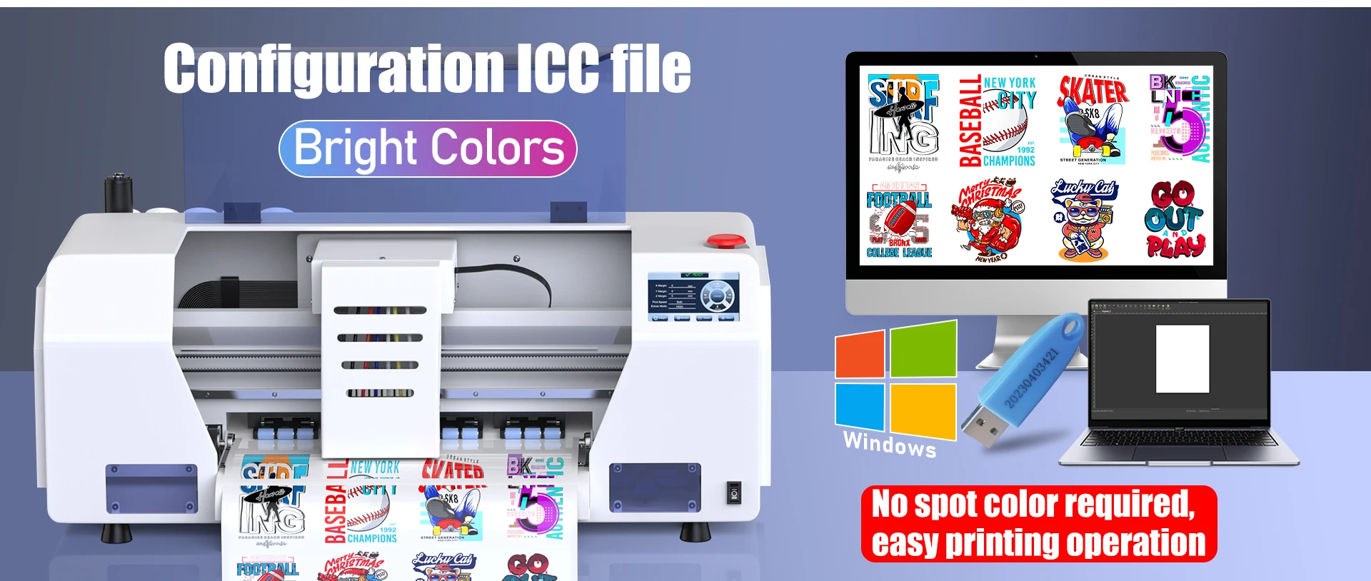 DTF Printer A3 For Epson XP600 Directly To Film a3 tshirt printing machine a3 Impresora Dtf with DTF shaking machine