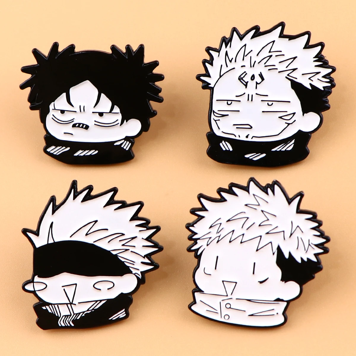 

Satoru Gojo Enamel Pin Manga Brooch Pines Lapel Pins Badge on Backpack Jeans Jackets Anime Jewelry Accessories Gifts for Fans
