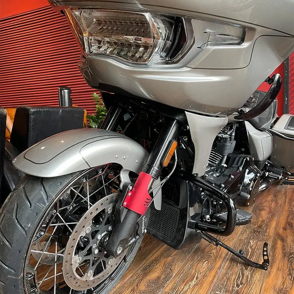 

Motorcycle Front Fork Guards Dust Protection Lower Fork Leg Deflector Shield For Touring CVO Road Glide ST