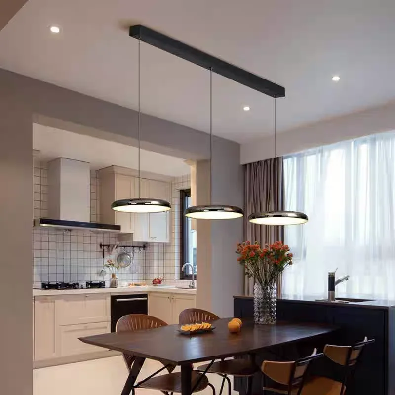 Full-spectrum UFO Pendant Lights with Three Heads Protecting EyesIt Nordic Modern Style for Bedrooms Dining Room Bars Home Decor