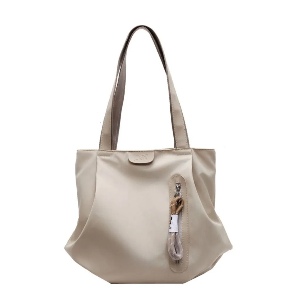 

Повседневная портативная сумка-тоут, модная большая вместительная сумка на плечо на молнии, плиссированная сумка для поездок на работу, уличная сумка