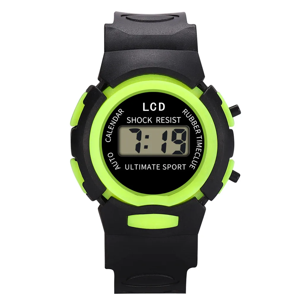 Montre-bracelet numérique analogique LED pour enfants, montre de sport décontractée pour enfants, nouveau