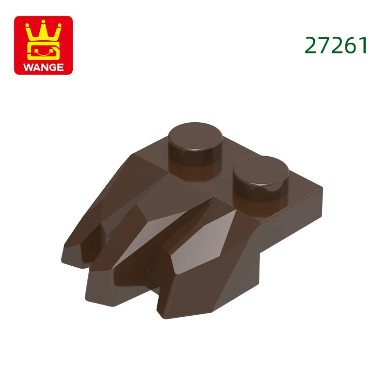 Wange135 stks/partij 27261 Speciale 2x3 Plaat met Rotsen Bouwstenen MOC Accessoires Compatibel met Baksteen Kinderen Speelgoed Geschenkdoos