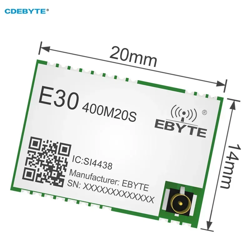 SI4463 SI4438 E30-400M20S(4463)/(4438) 433MHz 470MHz SPI 2.5km 20dBm 100mW Wireless RF Module Receiver IoT DIY