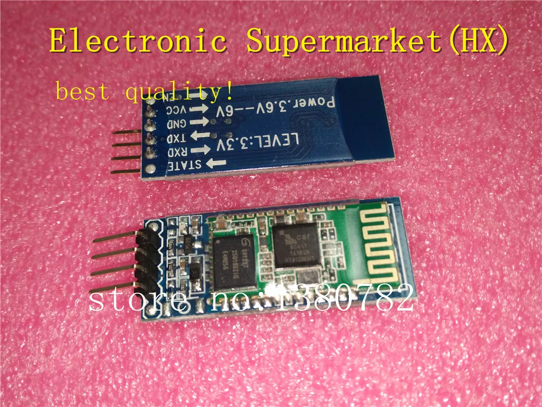 

Free shipping! 10pcs HC06 HC-06 Wireless Serial 4 Pin Bluetooth RF Transceiver Module RS232 TTL for Arduino bluetooth module