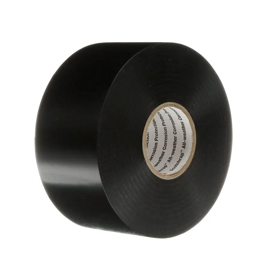 

Лента Scotchrap Vinyl Corrosion Protection Tape 50, без покрытия, 2 дюйма x 100 футов, черная, 1 рулон, премиум-класс, толщина 10 мил, высокая клейкость, A