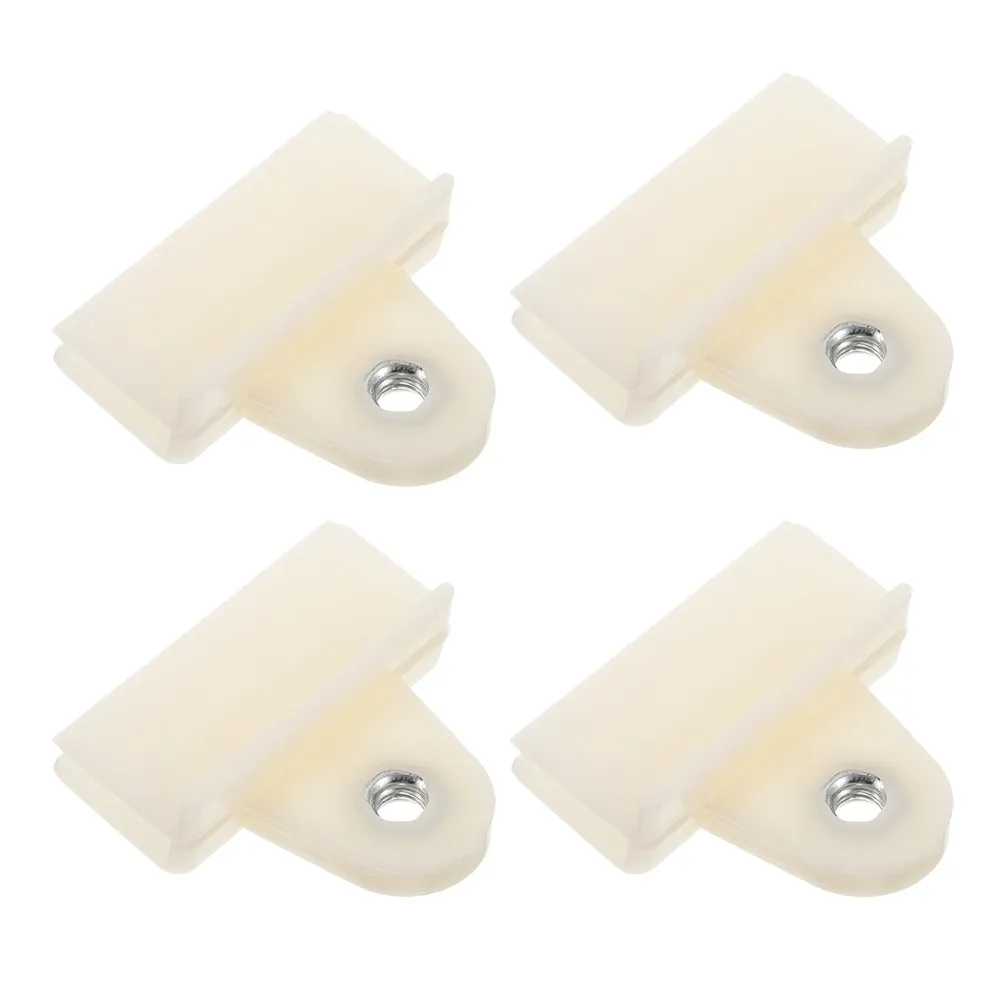 4Pcs Universal Car Glass Retainer Clips Plastic Alloy Window Door Glass Channel Clamp Fixing Clip for Manual Window Lift