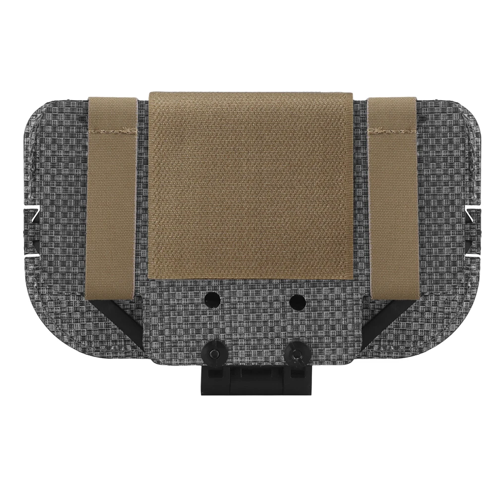 Funda plegable para teléfono inteligente, funda con soporte para teléfono, chaleco táctico Compatible y varias superficies de engranaje MOLLE, diseño de velcro para dispositivos inteligentes