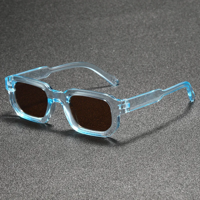 قطعة واحدة من النظارات الشمسية ذات الإطار الصغير، نظارات شمسية نسائية ضيقة وأنيقة، طراز جميل، لوحة ألوان الدوبامين