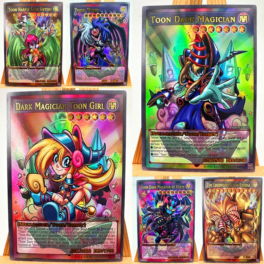 18pcs Yu Gi Oh Dark Magician Girl Blue-Eyes Ultimate English Reissue Toys Hobbies Hobby Collectibles Game Collection Anime Cards