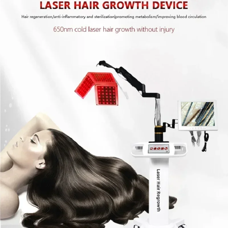 Hair Growth Anti-Hair Loss Machine Stimulate Follicles Scalp Hair Care Beauty Equipment