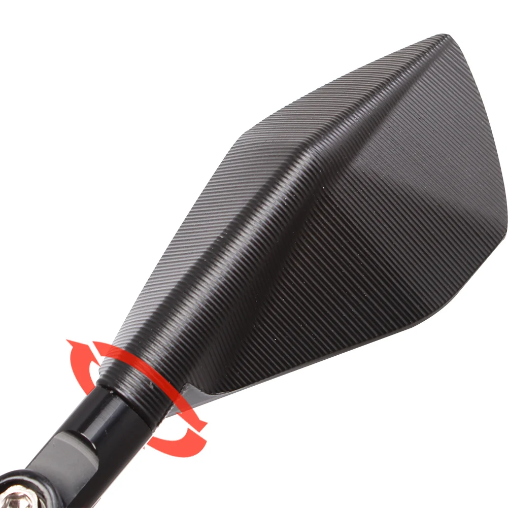 Motorcycle Back Universal Aluminum Scooters Racer Rearview Side View Mirror For Honda kawasaki Yamaha