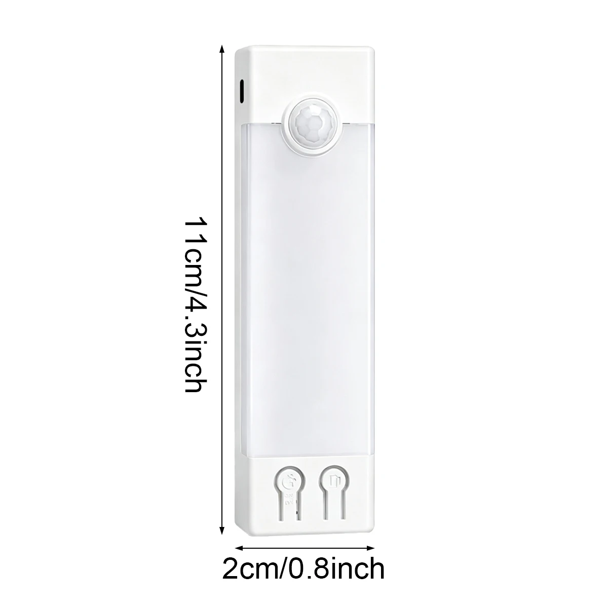 RGB 8 Colors LED Wall Lamp Magnetic Double Head Rectangle Nightlight 400mAh USB Rechargeable Wireless Decor Lamp For Home Decor